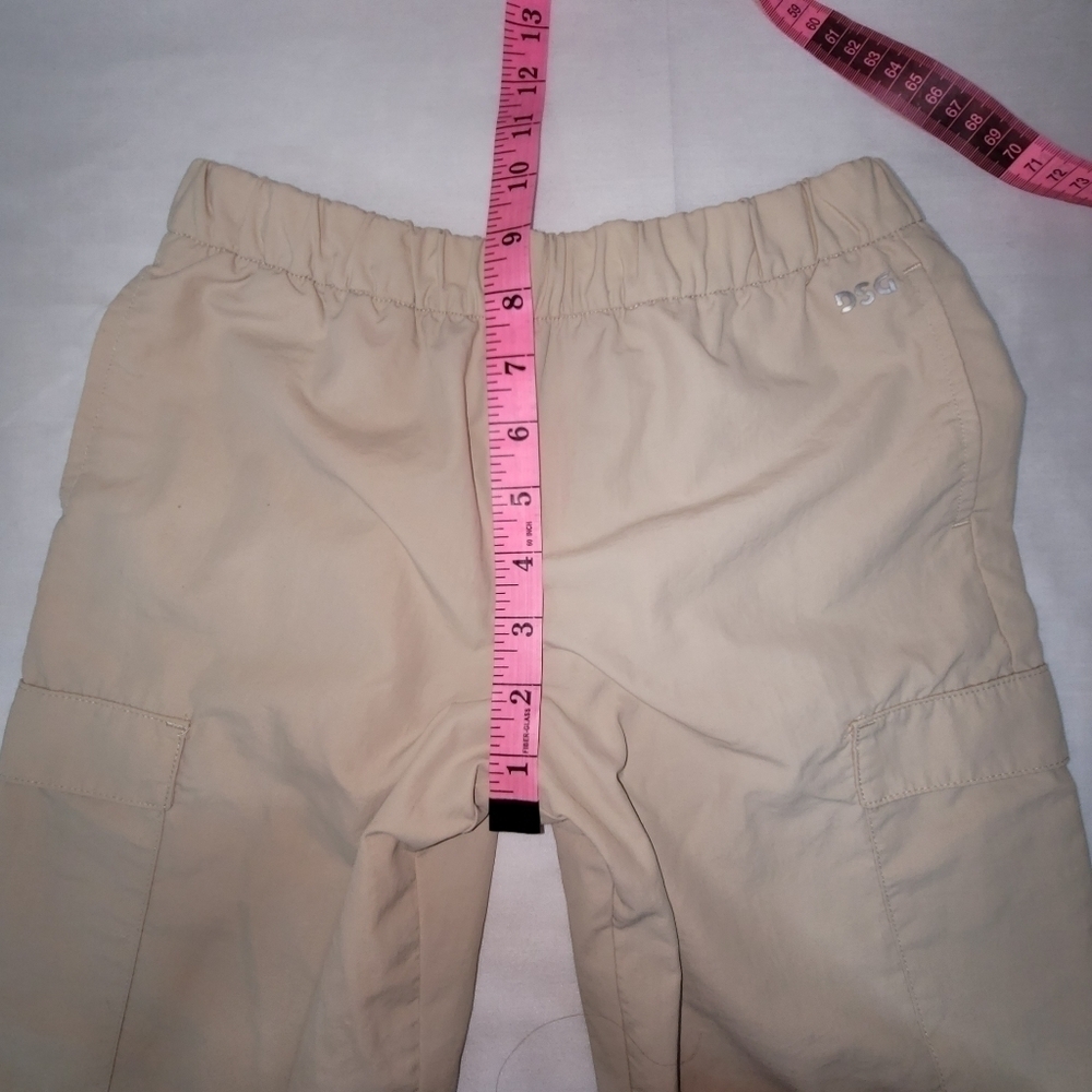 DSG Khaki Nylon Cargo Joggers Kids Size XS (6-7) - Picture 9 of 12